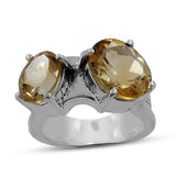 Natural Rainbow Moonstone 925 Sterling Silver Ring