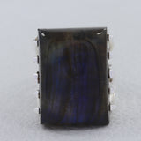 Labradorite Sterling Silver Ring Jewelry