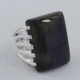 Labradorite Sterling Silver Ring Jewelry