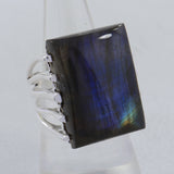 Labradorite Sterling Silver Ring Jewelry