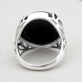 925 Sterling Silver Black Onyx Ring