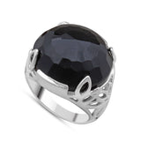 925 Sterling Silver Black Onyx Ring