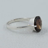 925 Sterling Silver Smoky Quartz Rings