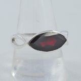 Natural Rainbow Moonstone Silver Ring