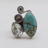Boulder Turquoise Silver Rings
