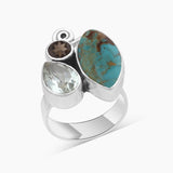 Boulder Turquoise Silver Rings