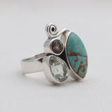 Boulder Turquoise Silver Rings