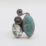 Boulder Turquoise Silver Rings