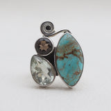 Boulder Turquoise Silver Rings