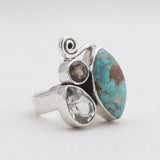 Boulder Turquoise Silver Rings