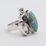 Boulder Turquoise Silver Rings