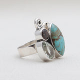 Boulder Turquoise Silver Rings