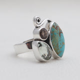 Boulder Turquoise Silver Rings