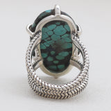 Tibetan Turquoise Silver Rings
