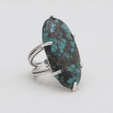 Tibetan Turquoise Silver Rings