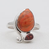 Sponge Coral Silver Rings