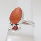 Sponge Coral Silver Rings