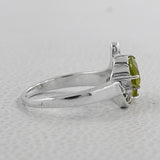 925 Sterling Silver Peridot Ring