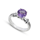 925 Sterling Silver Garnet Rings