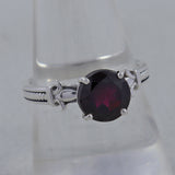 925 Sterling Silver Garnet Rings