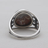 925 Sterling Silver Dendritic Opal Rings