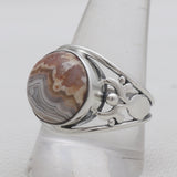 925 Sterling Silver Dendritic Opal Rings