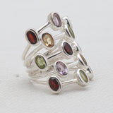 925 Sterling Silver Amethyst Rings