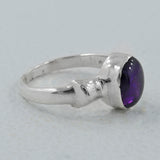 925 Sterling Silver Black Star Ring