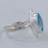 925 Sterling Silver Citrine Ring