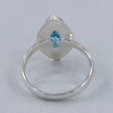 925 Sterling Silver Citrine Ring