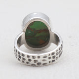 Rainbow Moonstone Silver Rings