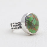 Rainbow Moonstone Silver Rings