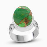 Rainbow Moonstone Silver Rings