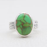 Rainbow Moonstone Silver Rings