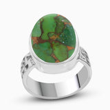 Rainbow Moonstone Silver Rings