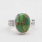 Rainbow Moonstone Silver Rings