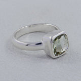 925 Sterling Silver Blue Topaz Ring