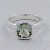 925 Sterling Silver Blue Topaz Ring