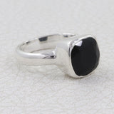 925 Sterling Silver Blue Topaz Ring