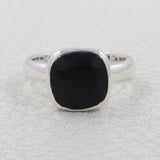 925 Sterling Silver Blue Topaz Ring