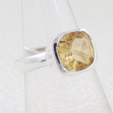 925 Sterling Silver Blue Topaz Ring