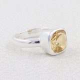 925 Sterling Silver Blue Topaz Ring