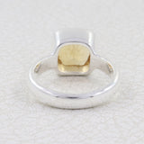 925 Sterling Silver Blue Topaz Ring