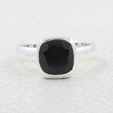 925 Sterling Silver Blue Topaz Ring