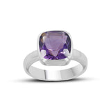 925 Sterling Silver Blue Topaz Ring