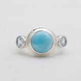 Titanium Druzy Silver Rings