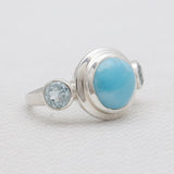 Titanium Druzy Silver Rings