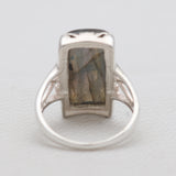 925 Sterling Silver Labradorite Rings