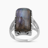 925 Sterling Silver Labradorite Rings
