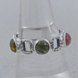 925 Sterling Silver Larimar Ring